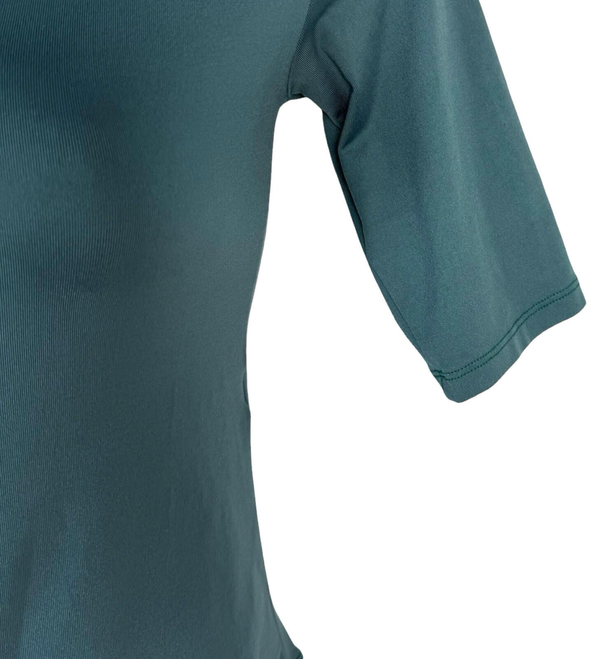 Primark DarkGreen Primark Stretch Bodysuit Top Women's UK Size XS 3/4 Sleeve Dark Green