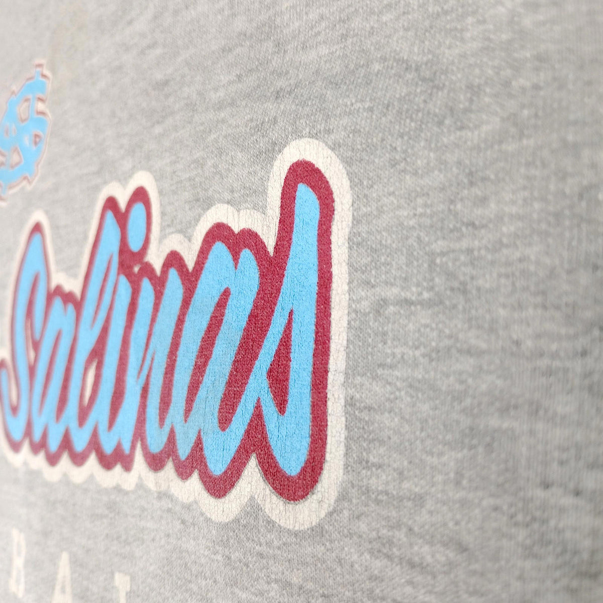 Gildan Gray USA High School Baseball Hoodie Men's UK Size M Grey Jersey Hooded Pockets