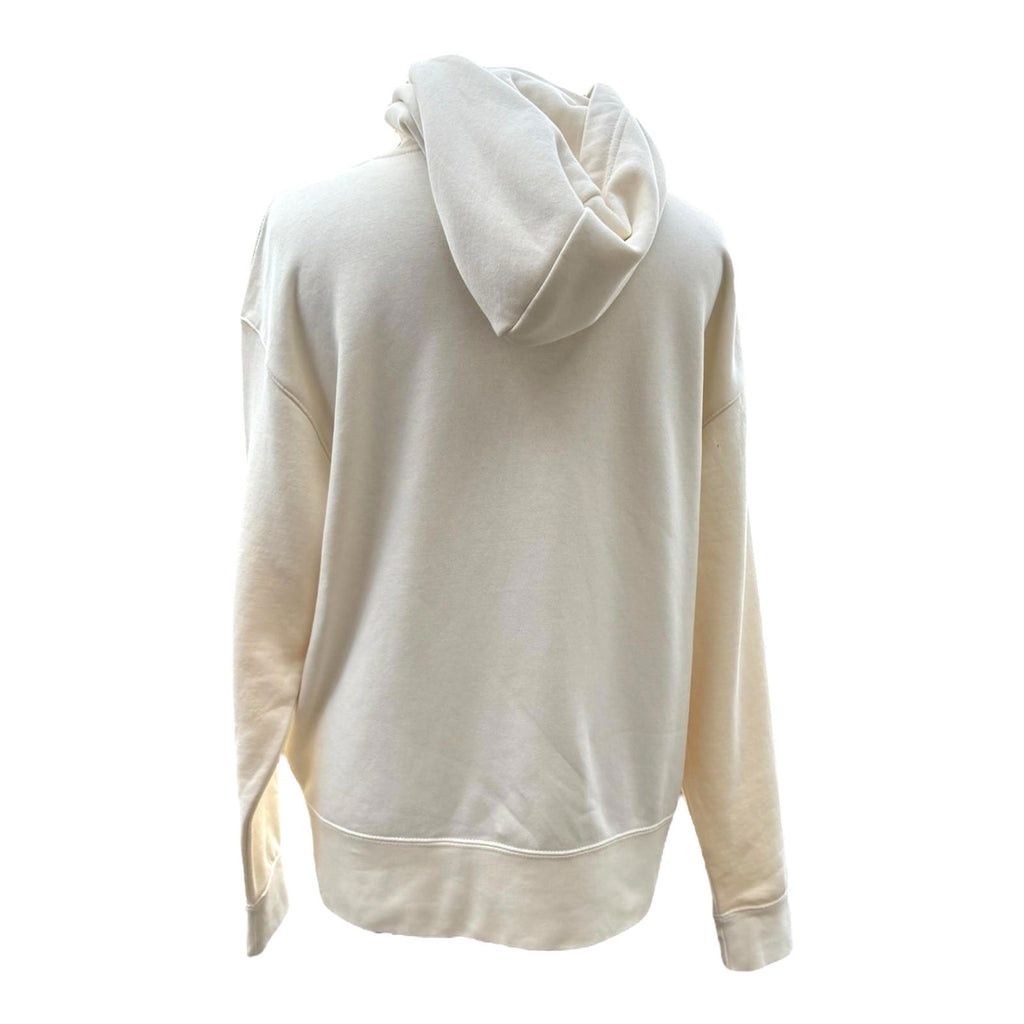 Nike Beige Hooded Sweatshirt Long Sleeve Logo Women's UK Size XS Hoodie