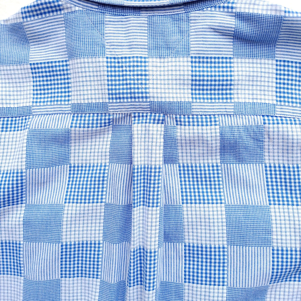 Tommy Hilfiger Men's UK Size 2XL Blue Check Long Sleeve Pockets Easy Care