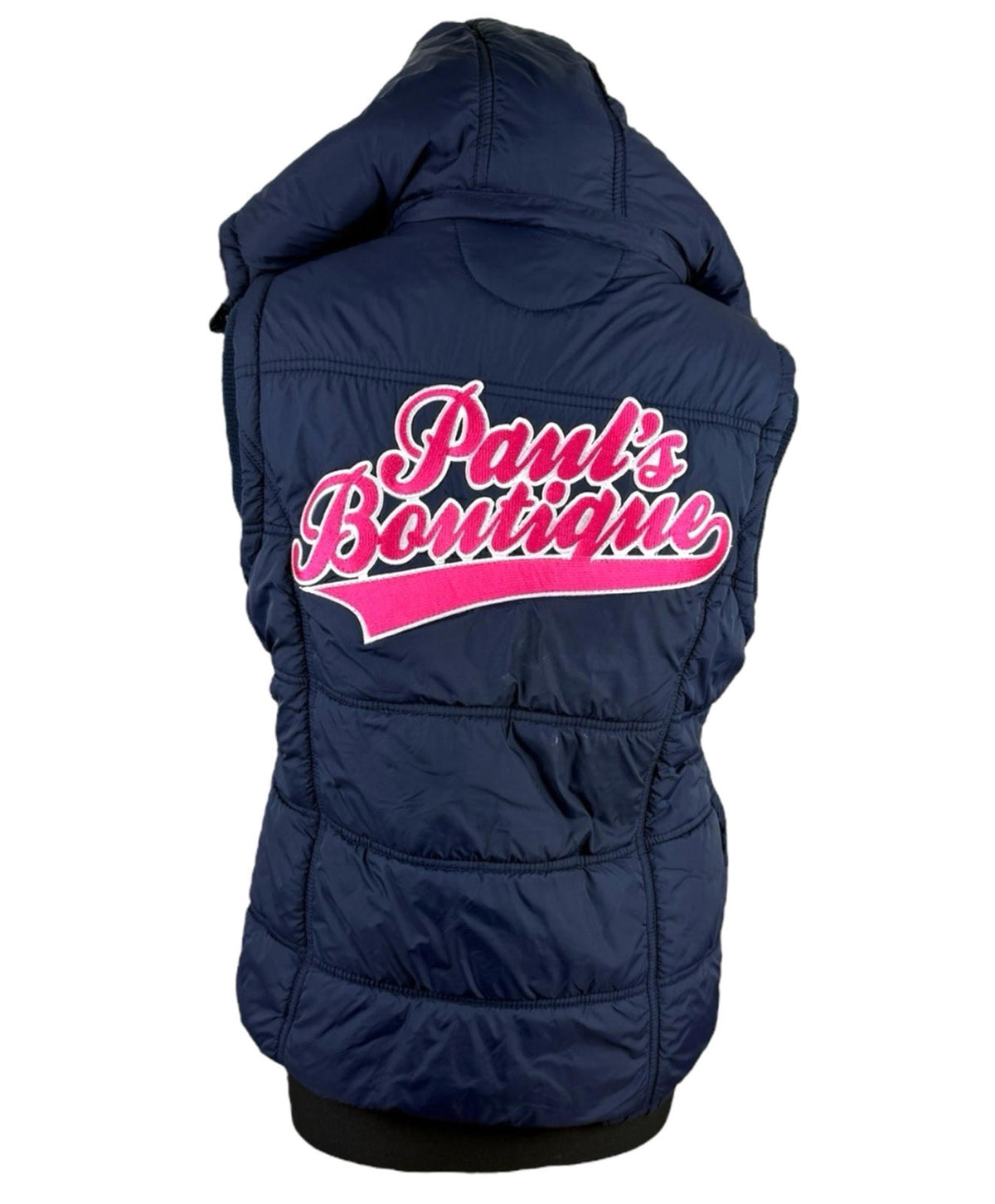 Paul's Boutique Gilet Hooded Fur Trim Embroidered Girls UK Size L (12-13years)