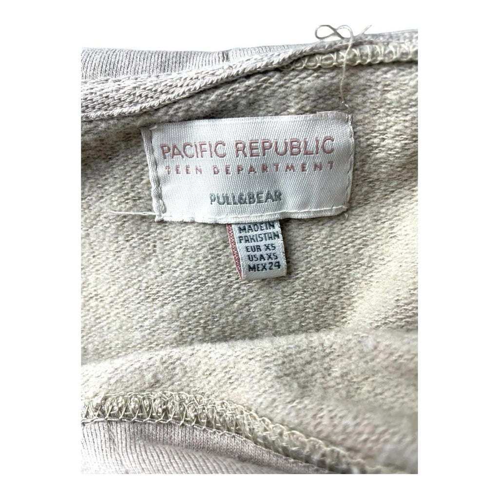 Pull&Bear Beige Oversized Hoodie Venice Women's UK Size XS