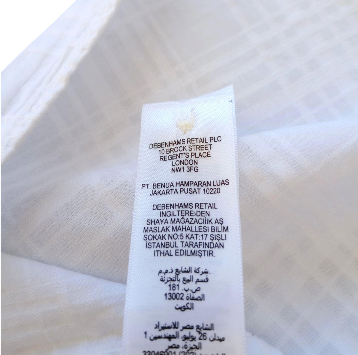 Maine New England Shirt Short Sleeve White 100% Cotton Pocket Men's UK Size XL