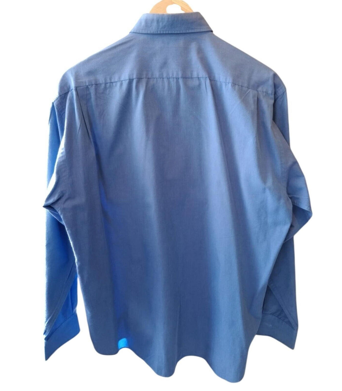 YSL LightBlue YvesSaintLaurent Blue Shirt Long Sleeve Men's UK Size XL 46" Chest 16" Collar