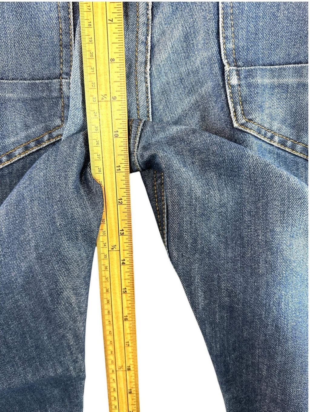 Denim & Co. Blue Denim Co Jeans Men's UK Size 36W 32L Blue Straight Zip Front 5 Pocket