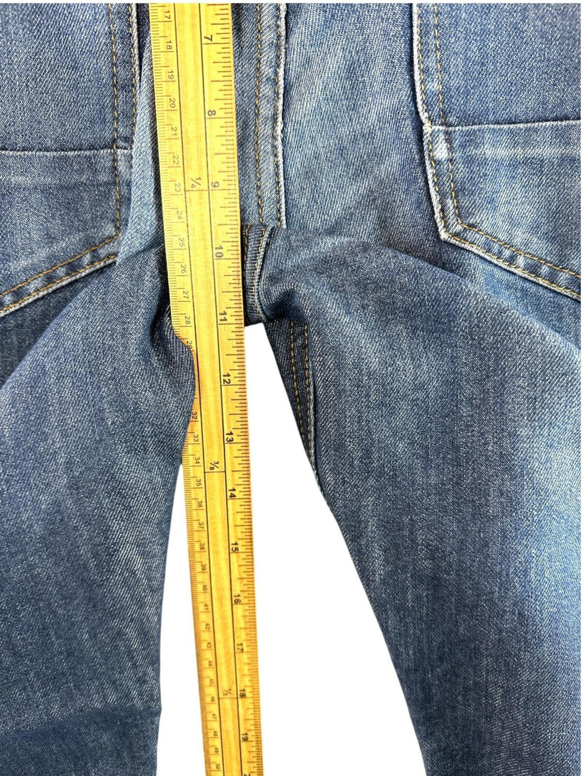Denim & Co. Blue Denim Co Jeans Men's UK Size 36W 32L Blue Straight Zip Front 5 Pocket