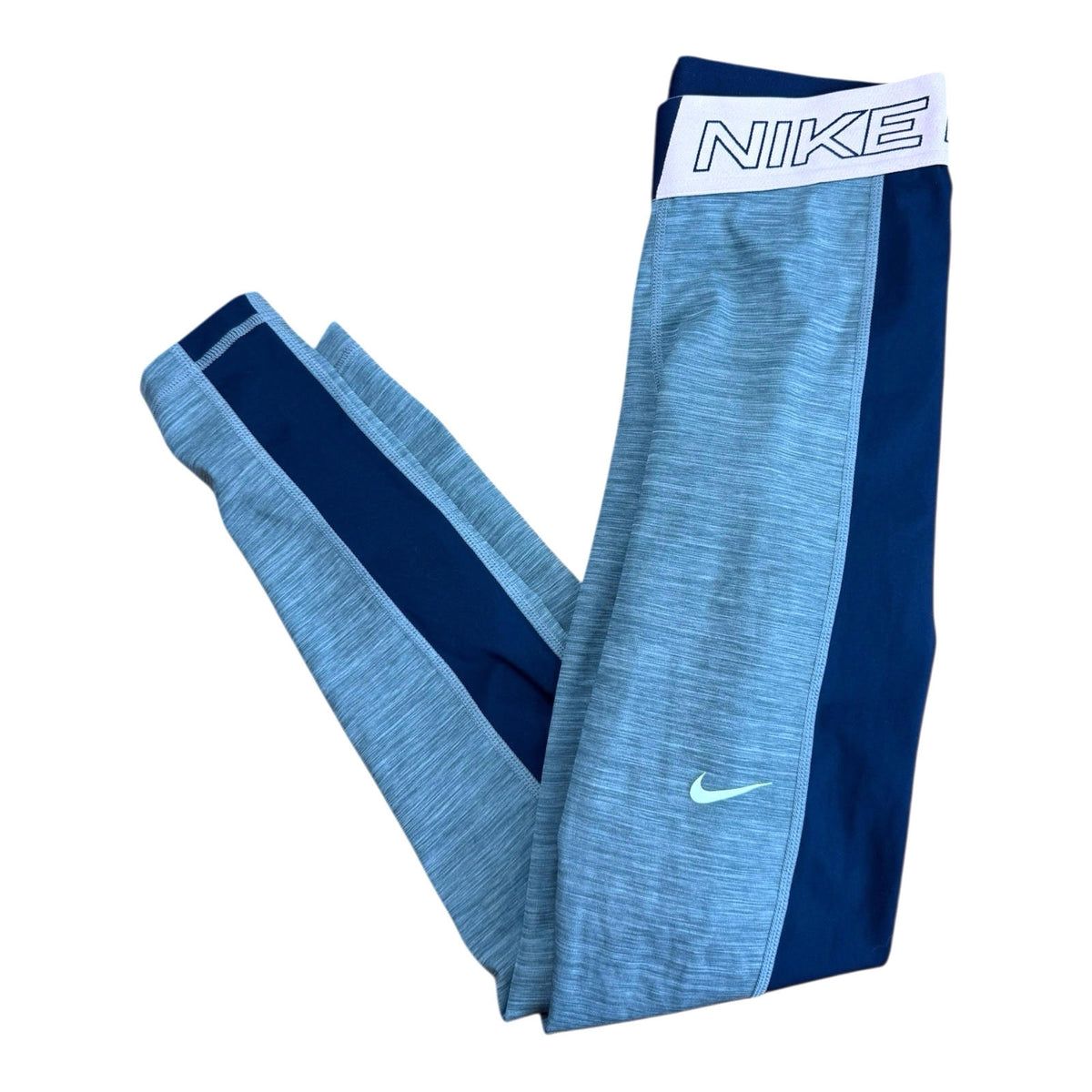 Nike Pro Dri Fit Leggings Colour Block High Rise Women’s UK Size XS