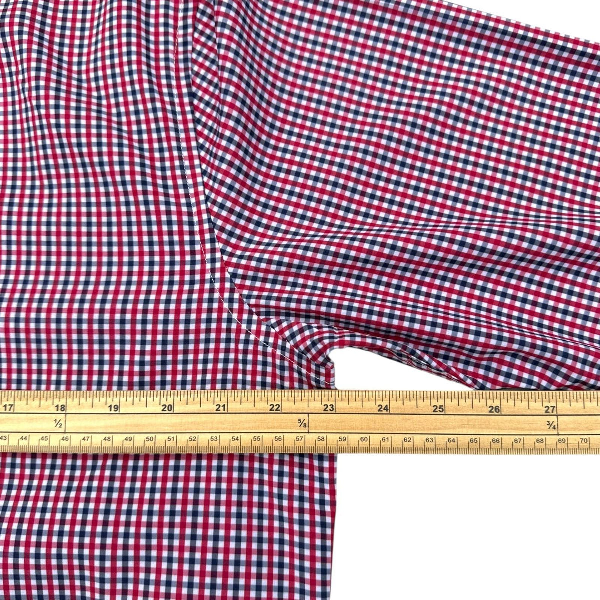 Nautica Button Up Plaid Shirt Men's UK Size L Slim Fit Long Sleeve Pockets