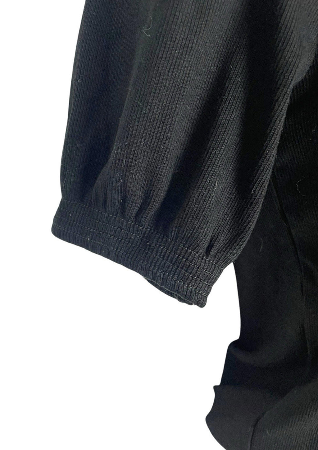 Zara Black T-shirt Top Short Sleeve Women's UK Size 8