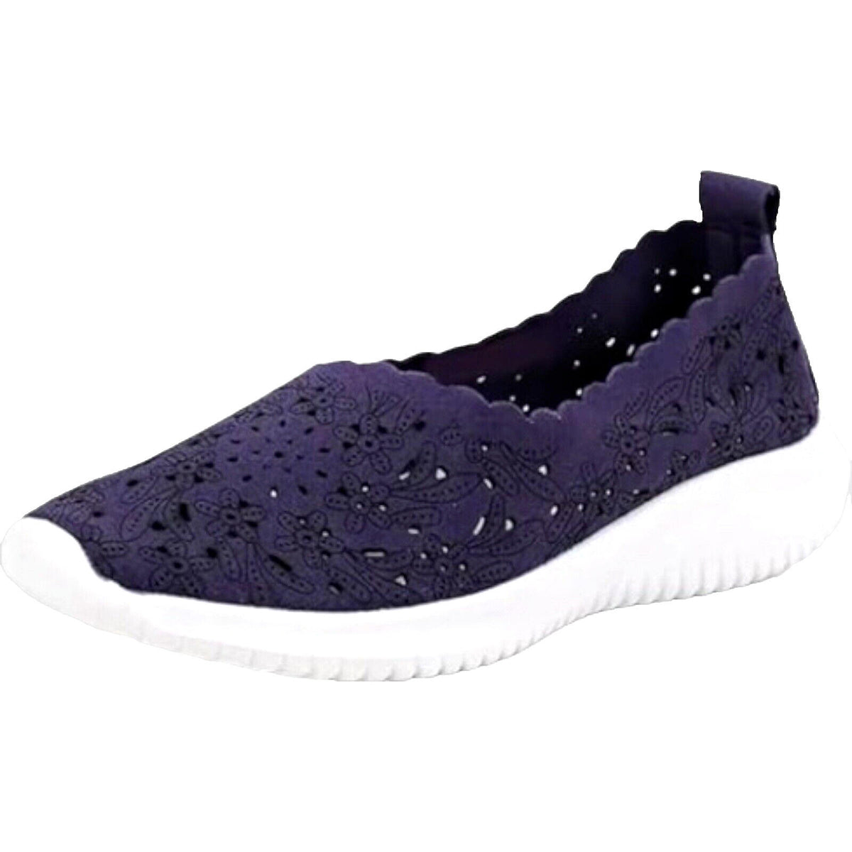Finnline Navy Blue Slip On Shoes Memory Foam Women's UK Size 4