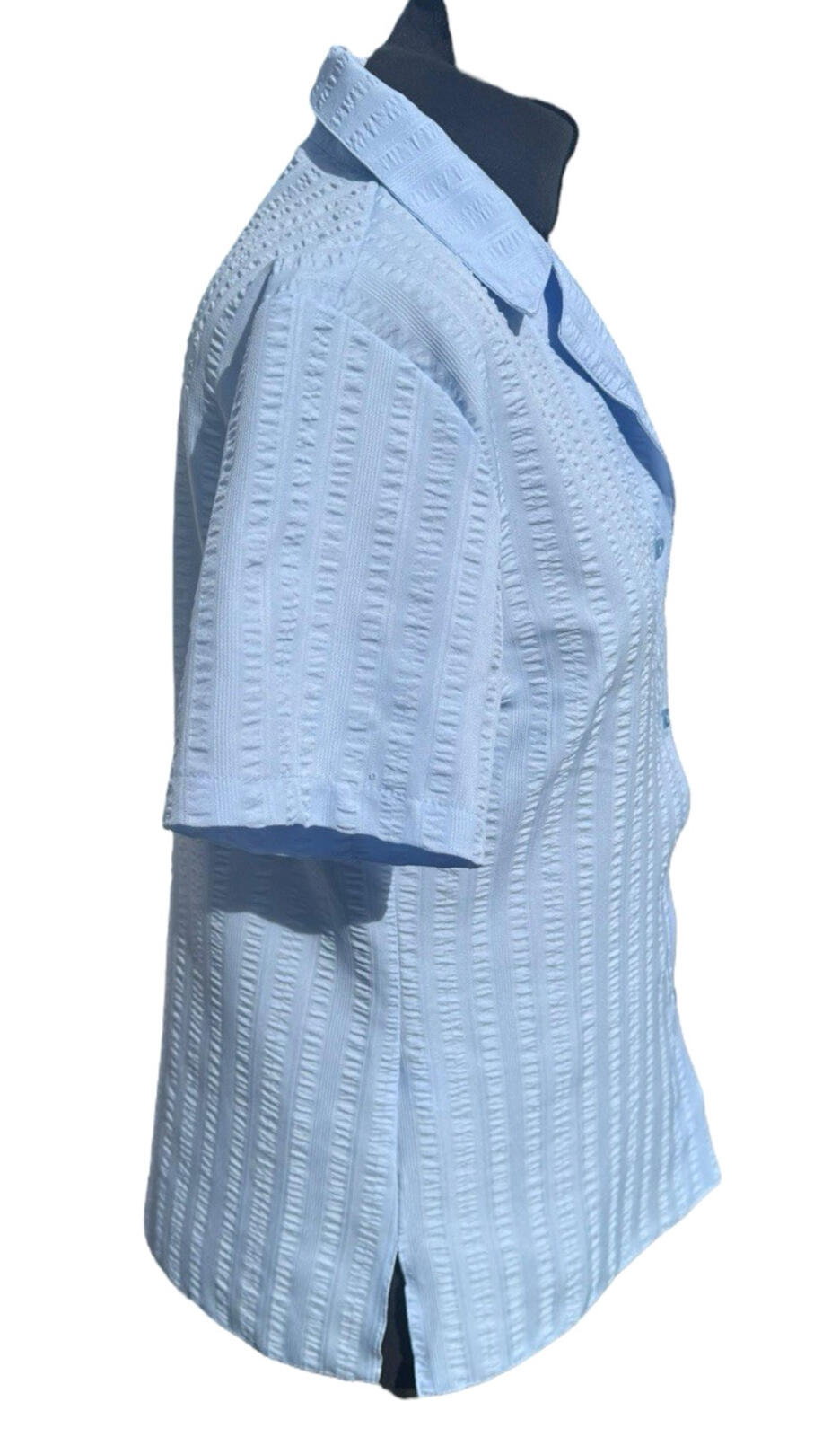 Emma Collection White Blue Shirt Bundle Collared Stripe Women’s UK Size 12