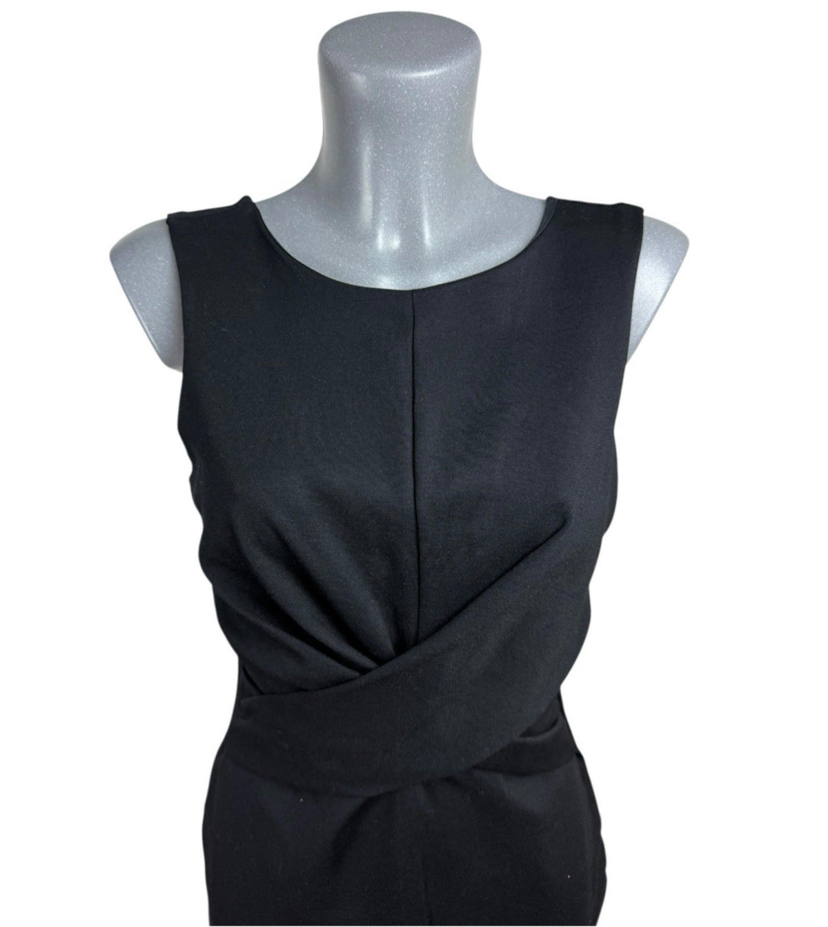Topshop Black Formal Knee Length Sleeveless Low Back Women’s UK Size 10