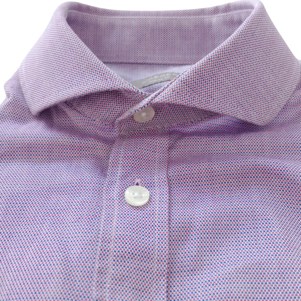 Jaeger Shirt Long Sleeve Light Purple 100% Cotton Men's UK Size M Medium