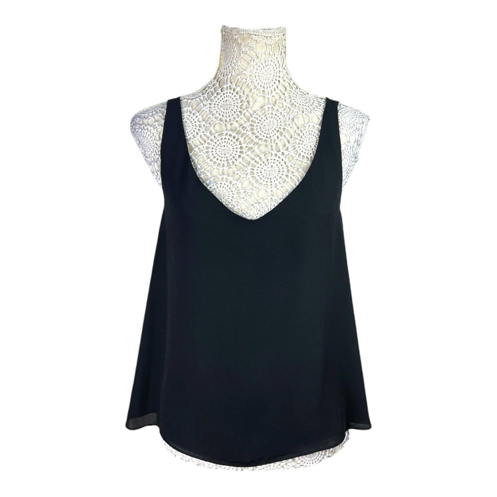 River Island Black Lightweight Vest Top Women's UK Size 12