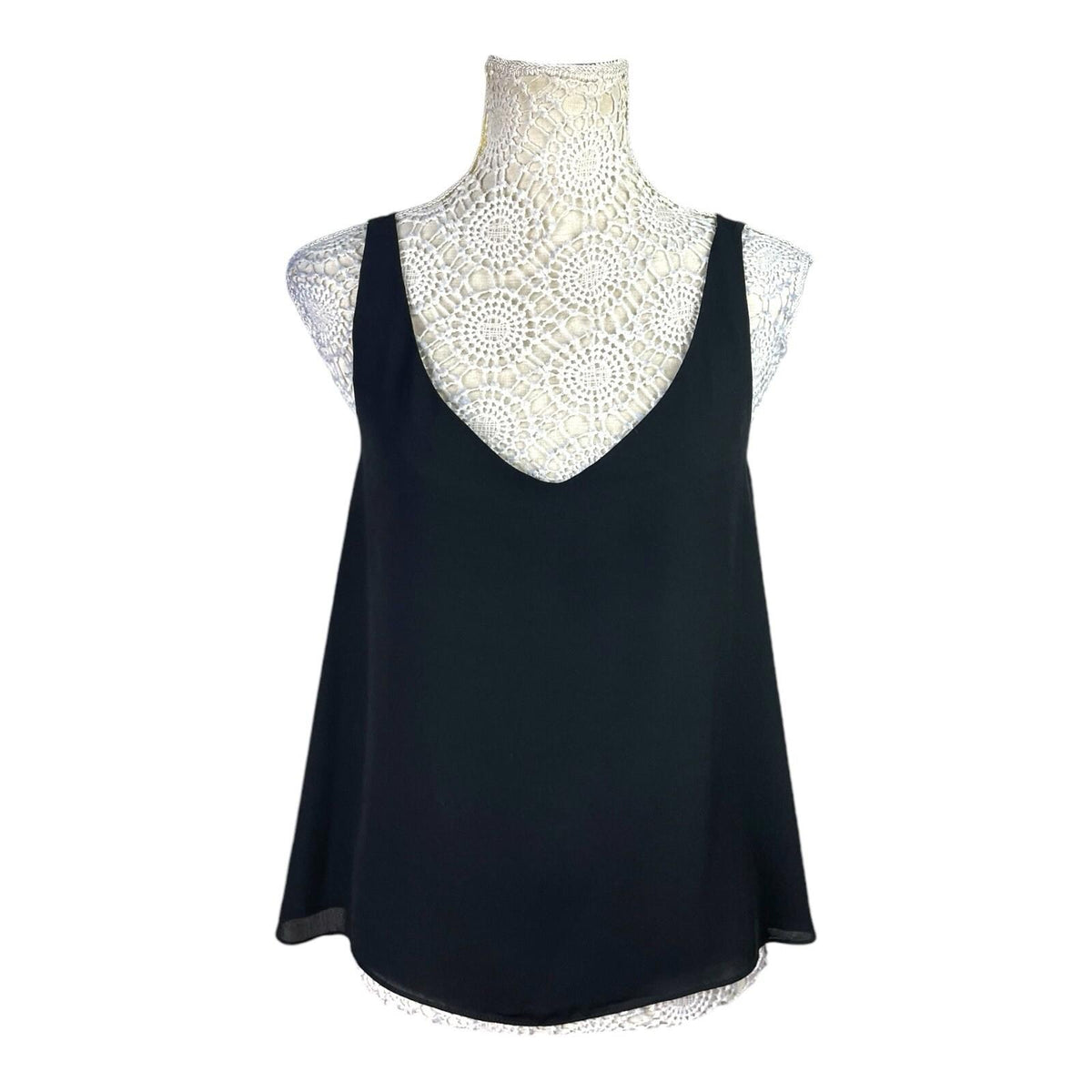 River Island Black Lightweight Vest Top Women's UK Size 12