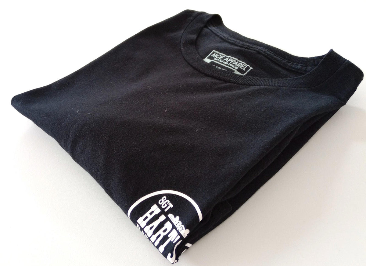 MCE Apparel Black Body By Brisket T-Shirt Men's UK Size L Black Crew Neck BBQ Sauce Graphic Print