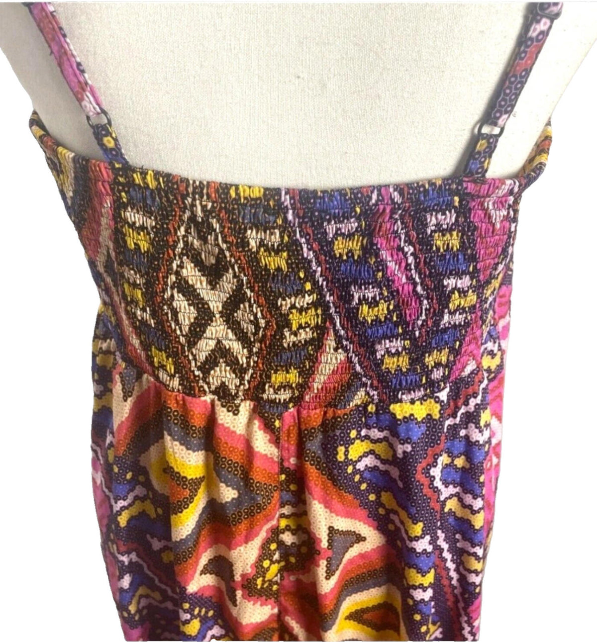 Simply Be Dress Diamond Abstract Summer Women's UK Size 16