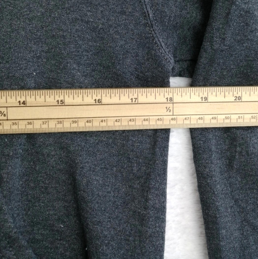 Lawton Volleyball Hoodie Men's Size M Slate Grey Jersey Hooded Pockets Sports