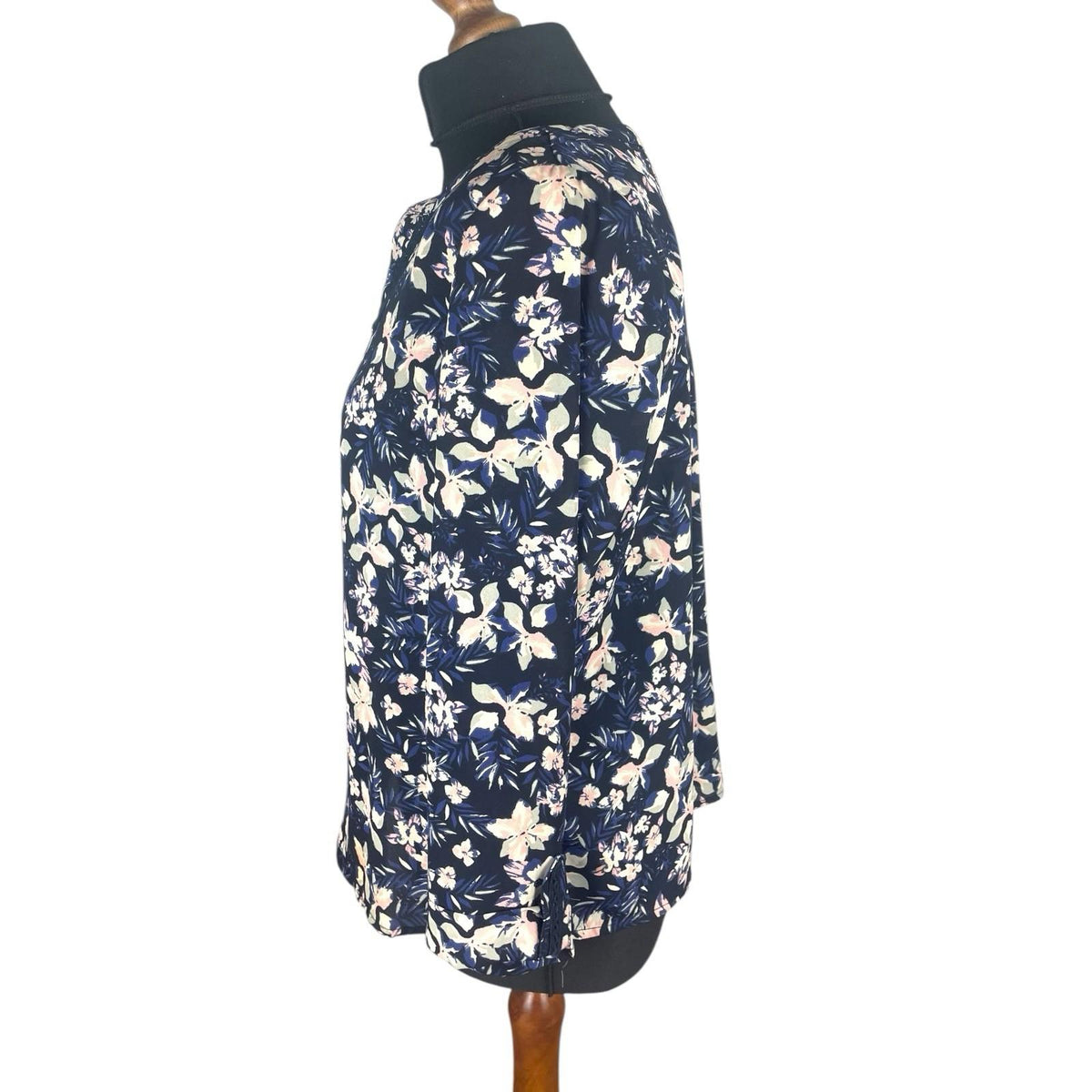 Skies Are Blue Floral Tunic Blouse Long Sleeve Women's UK Size 8