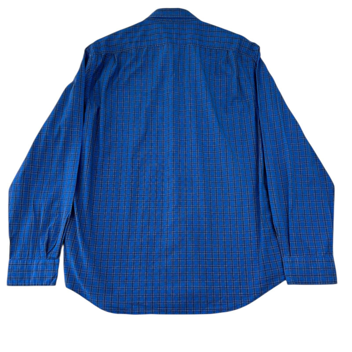 Nautica Shirt Men's UK Size XL Blue Striped Long Sleeve Pockets Button Collar