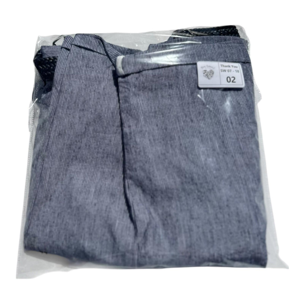 Denim & Co. Shorts Men's UK Size 36" W Blue Belted Pockets Button Up Summer Bermuda