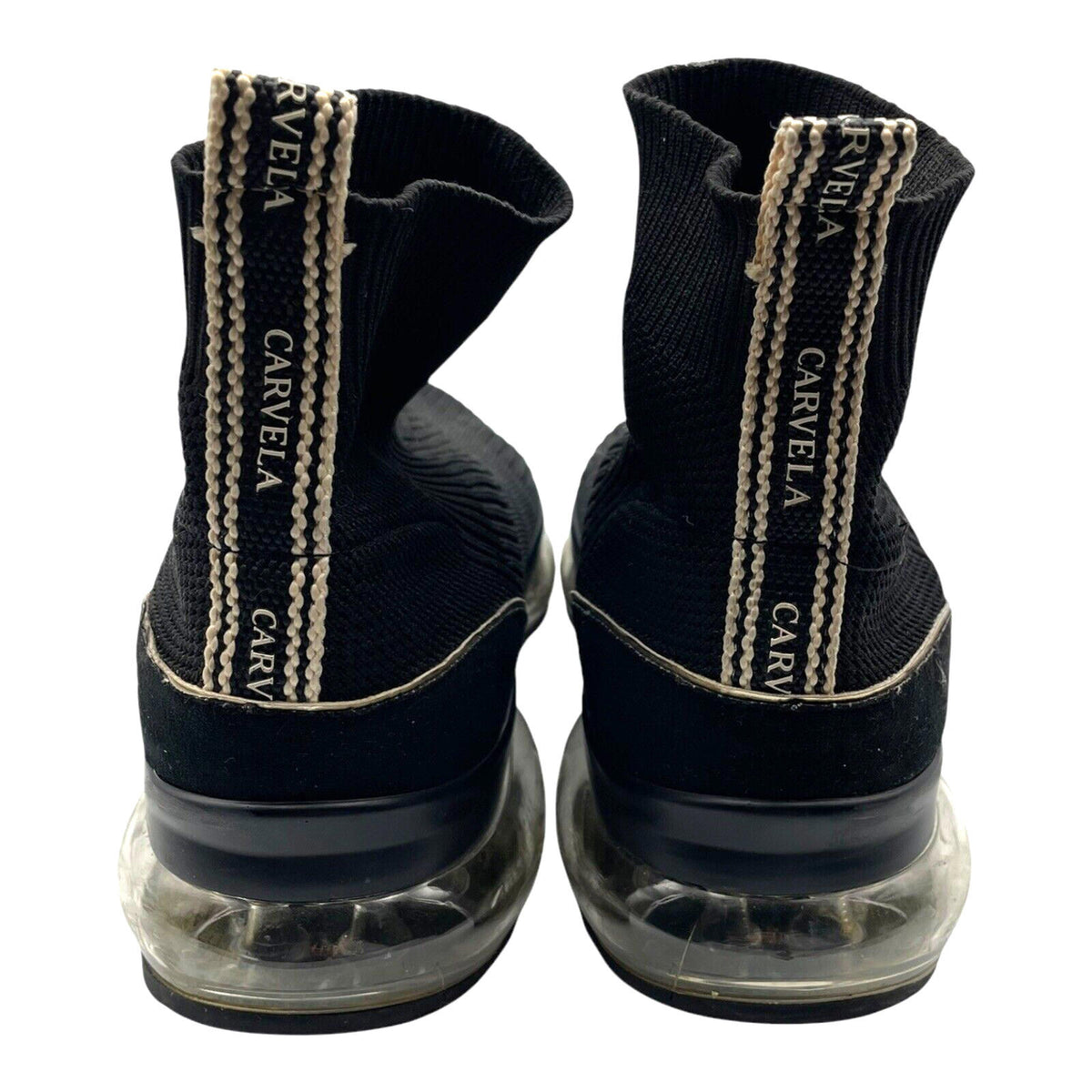 Carvela Black Sock Boots Bubble Sole Women's UK Size 6 EU 39