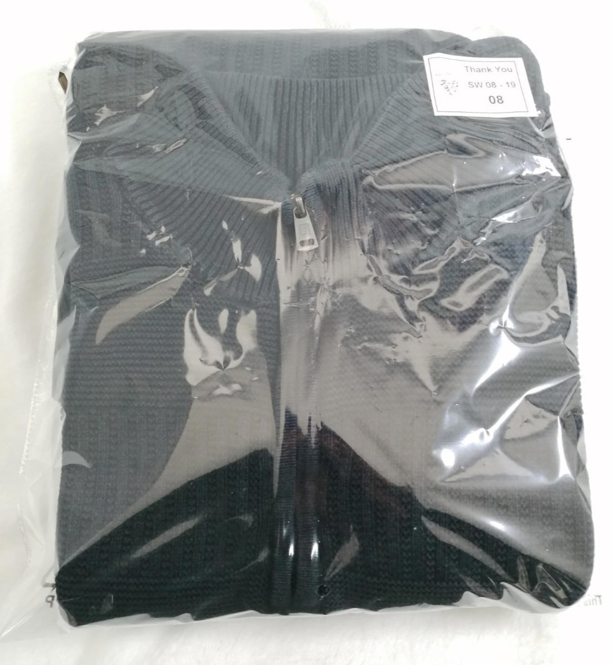 Chaps Black Ralph Lauren Chaps 1/4 Zip Ribbed Black Jumper Men's Size XL 100% Cotton