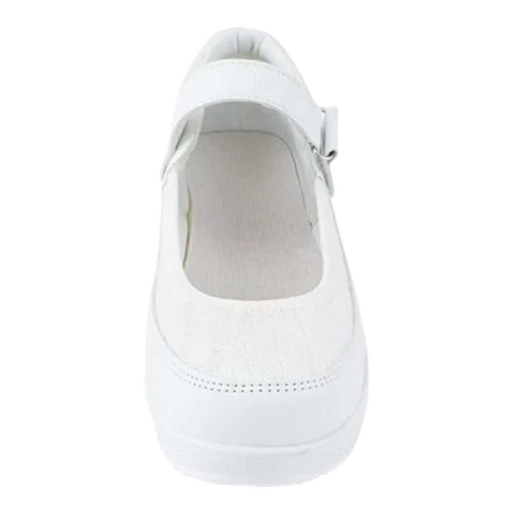 Git Up White Nurse Shoes Adjustable Strap Women's UK Size 9.5