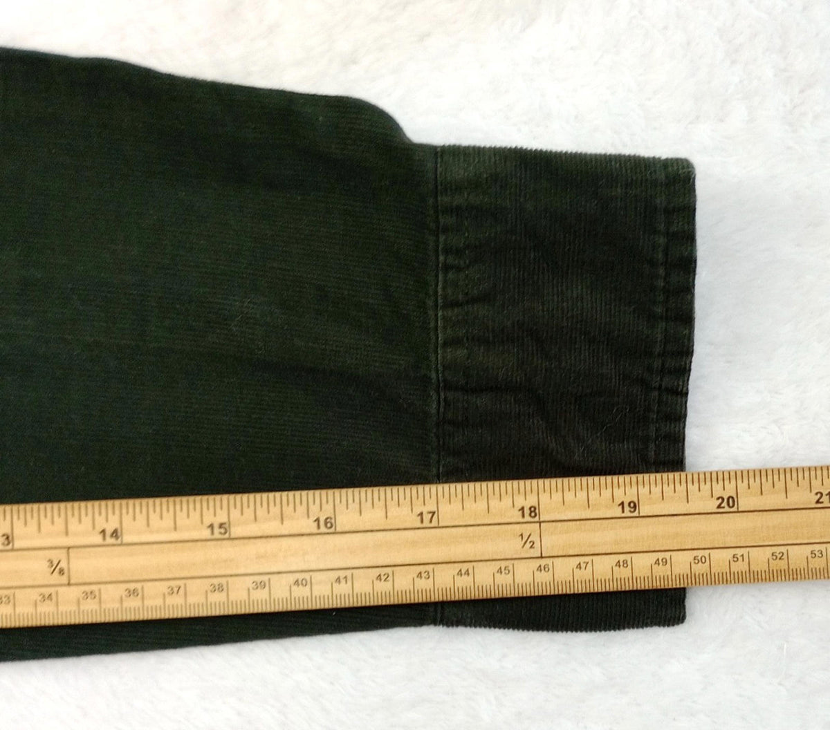 Sunrise Kingdom Corduroy Shirt Men's UK Size S Black Long Sleeve Pocket