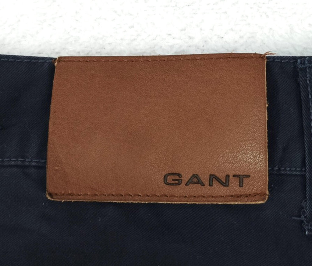 Gant Navy Gant Jeans Men's UK W30 L30 Navy Blue Chinos Denim Pockets 100% Cotton