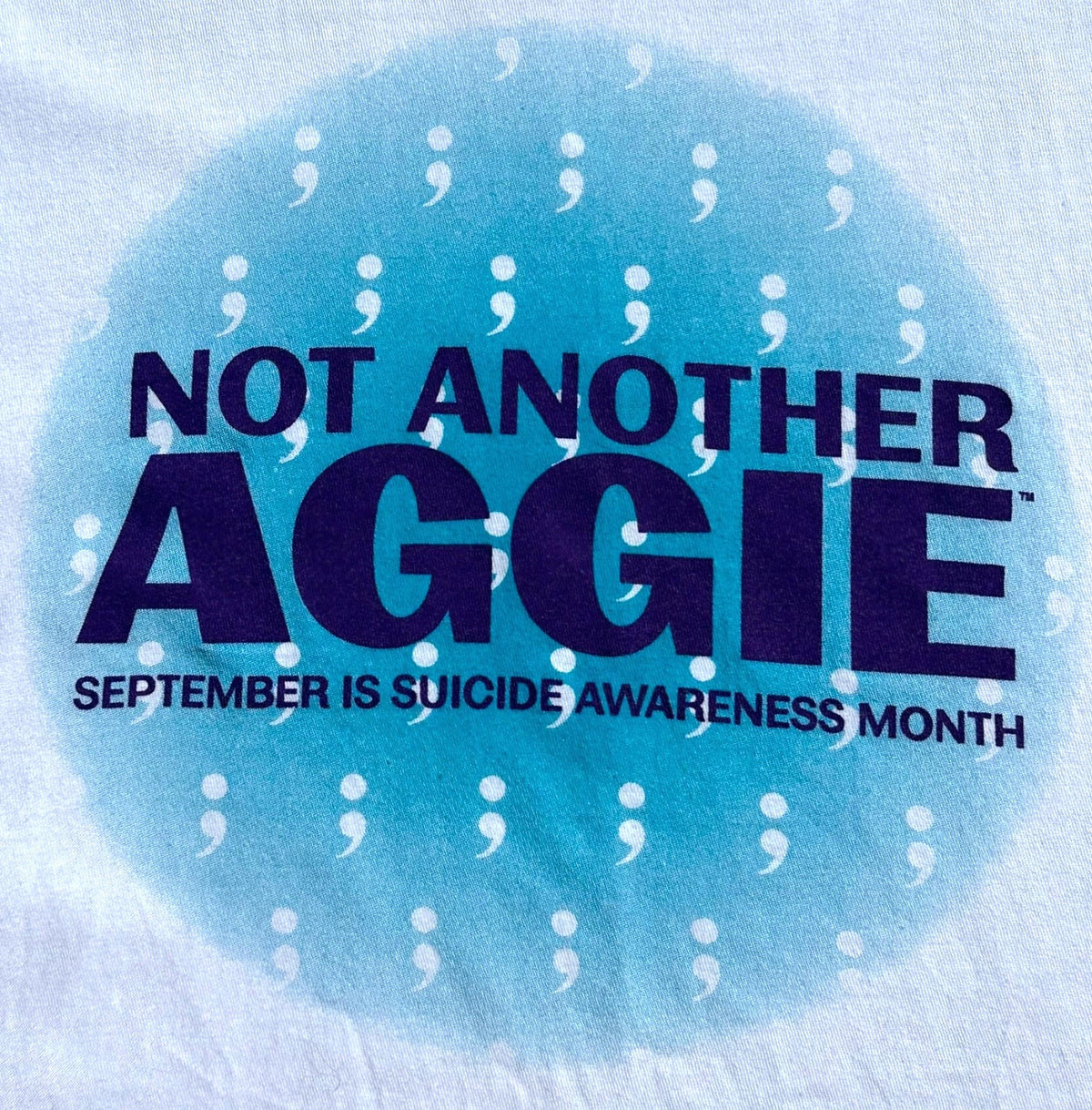 AGGIE T-Shirt Men's UK Size 2XL White Graphic Print Short Sleeve