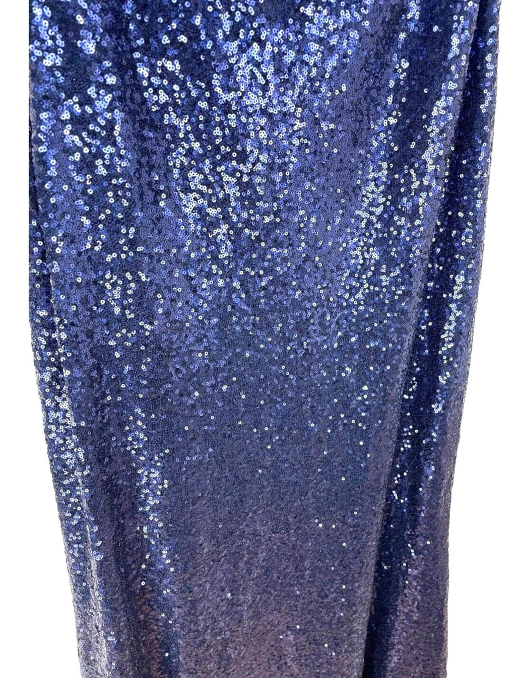 Ever-Pretty Navy Dress Women's UK Size 18 Blue Sequin Strapless Occasion Sparkle