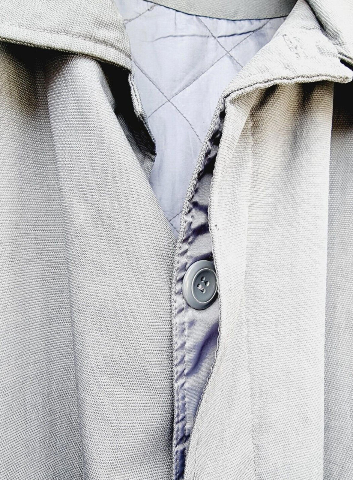 Freeport Coat Men's UK Size Large Grey Jacket Button Front  Collared