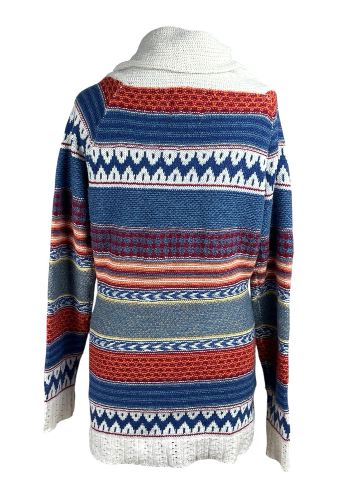 Parisian Knit Cardigan Women's UK Size S/M Button Up Long Sleeve Multicolour