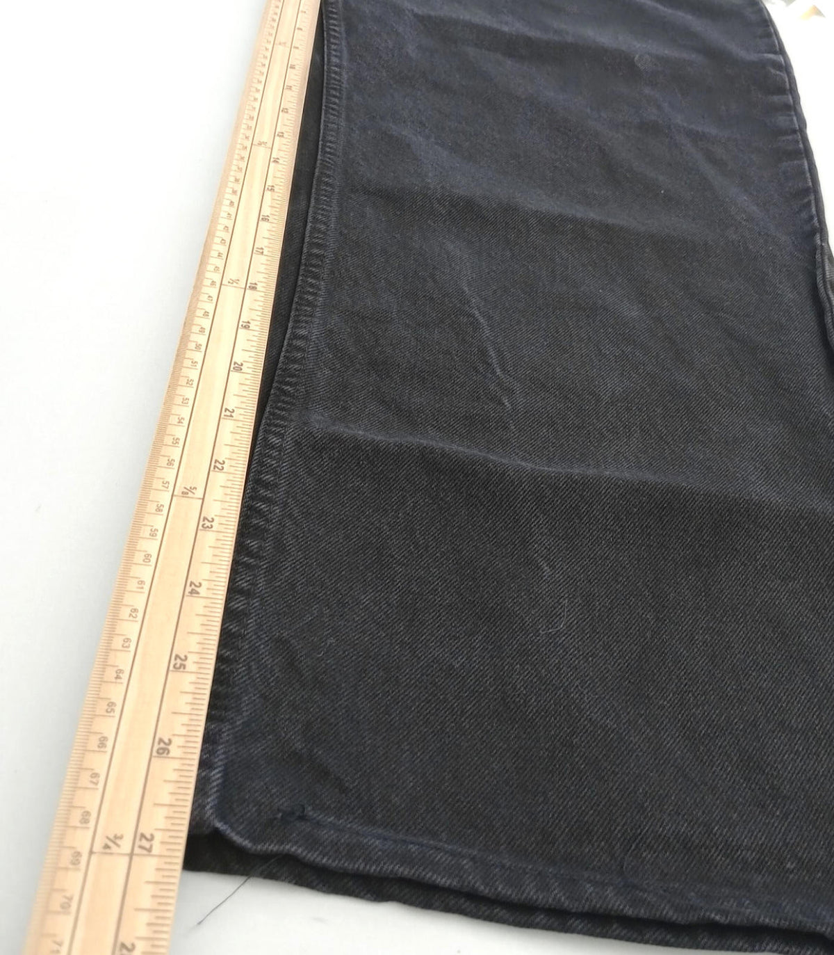 TopShop Black Topshop Jeans Men's UK Size 34" Waist 32" Leg Black 100% Cotton 5 Pocket Design