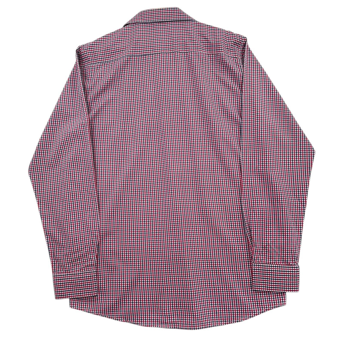 Nautica Button Up Plaid Shirt Men's UK Size L Slim Fit Long Sleeve Pockets