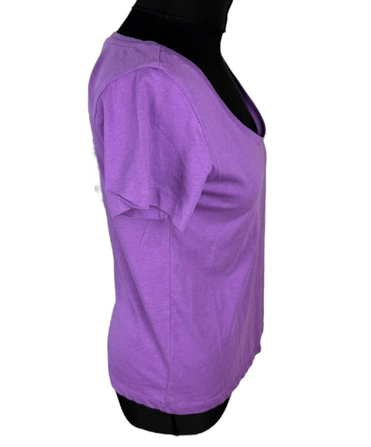 Everyday Purple Everyday T-Shirt Blouse Women's UK Size 10 Purple Scoop Neck Short Sleeve