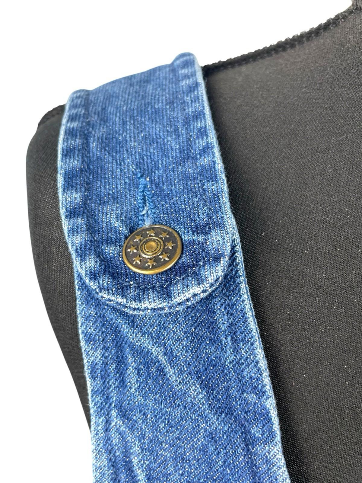 Co Blue Pep & Co Dark Denim Pinafore Mini Dress Women's UK Size 12