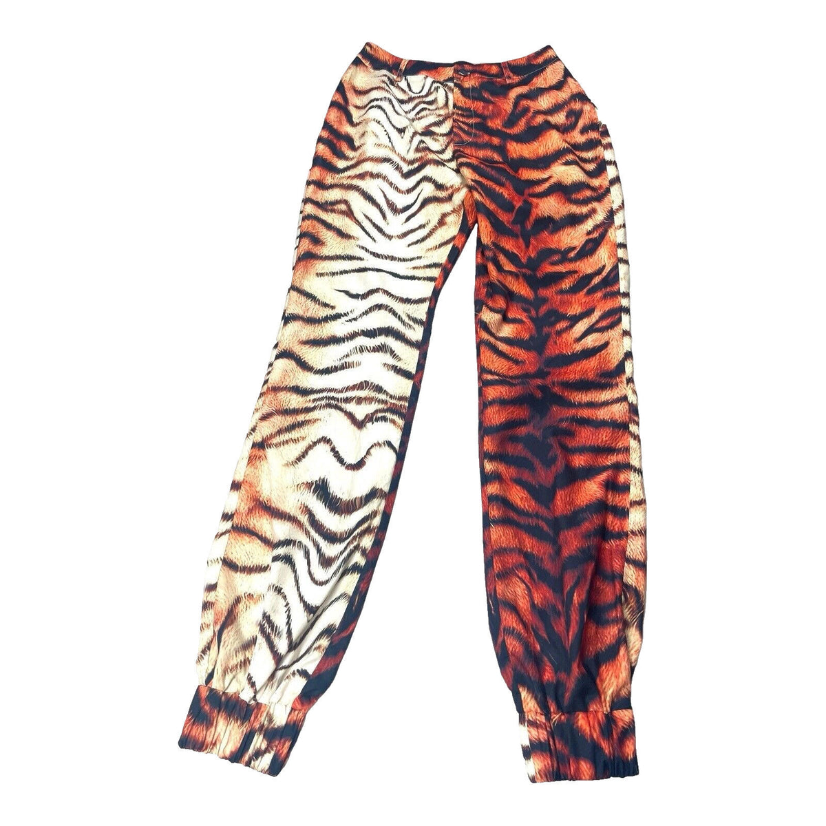 Pretty Little Thing Tiger Print Trousers Women's UK Size 10
