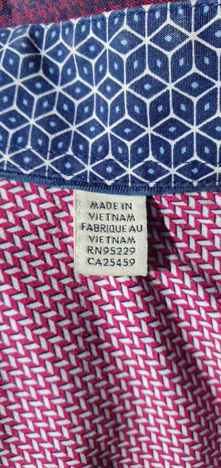 Ted Baker Shirt 40" Chest French Cuff 100% Cotton Men's UK Size M
