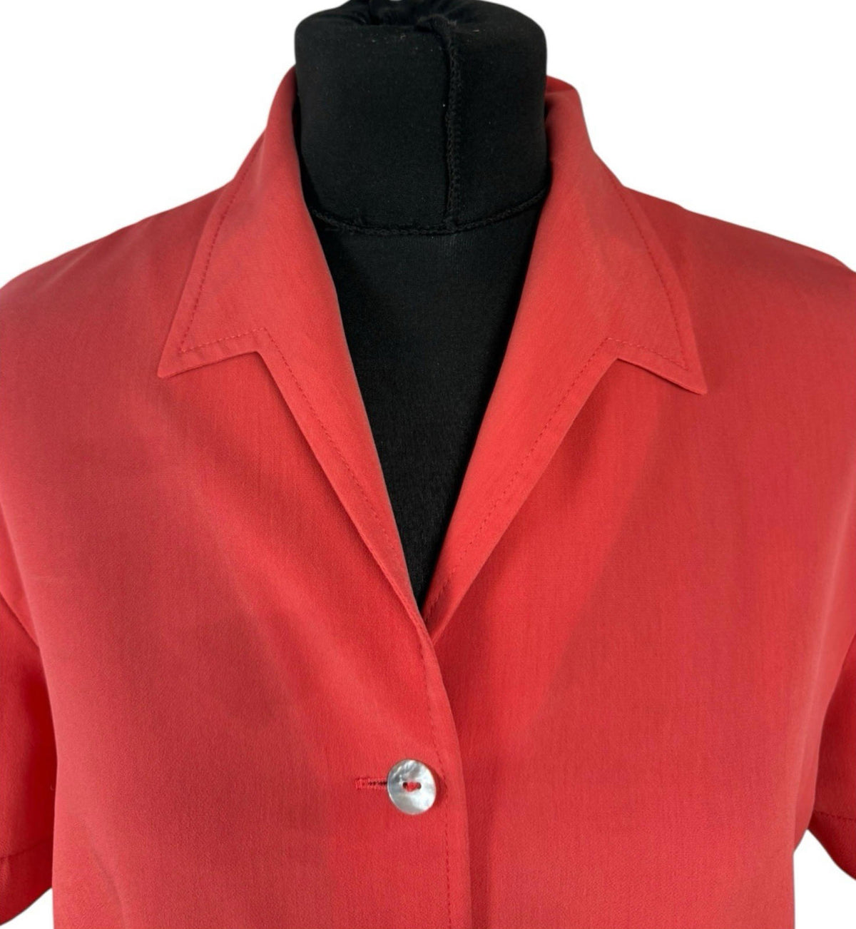wallis Orange Wallis Burnt Orange Blouse Cropped Collared Women's UK Size 14
