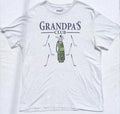 Mad Engine Beige Grandpa's Club Golf Graphic Print T-Shirt Men's UK Size 2XL Grey Crew Neck