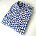 Tommy Hilfiger Shirt Men's UK Size M Blue Check Long Sleeve Pockets
