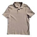 Marks & Spencer Tan M&S Polo Shirt Men's UK Size L Beige Sand Short Sleeve 100% Cotton 41-43" Chest