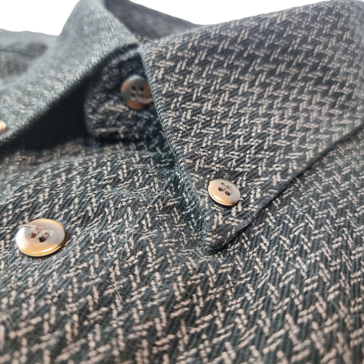 Croft & Barrow Corduroy Shirt Men's UK Size 2XL Brown Long Sleeve 100% Cotton