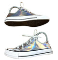 Converse All Star Low Top Sneakers Irredescent Lace Up UK Size 4