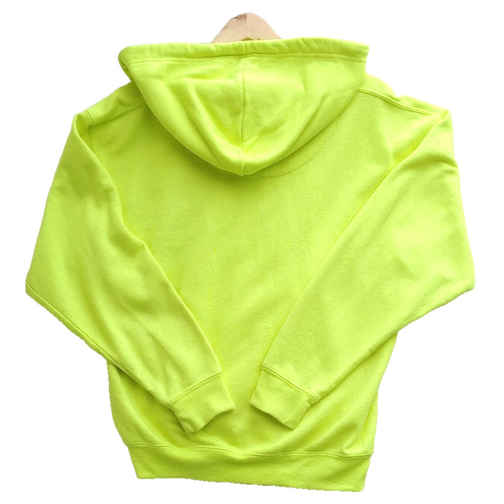 Exist Miami Yellow St George Island Hoodie Men's UK Size S Yellow Jersey Hooded Pockets Zip Front