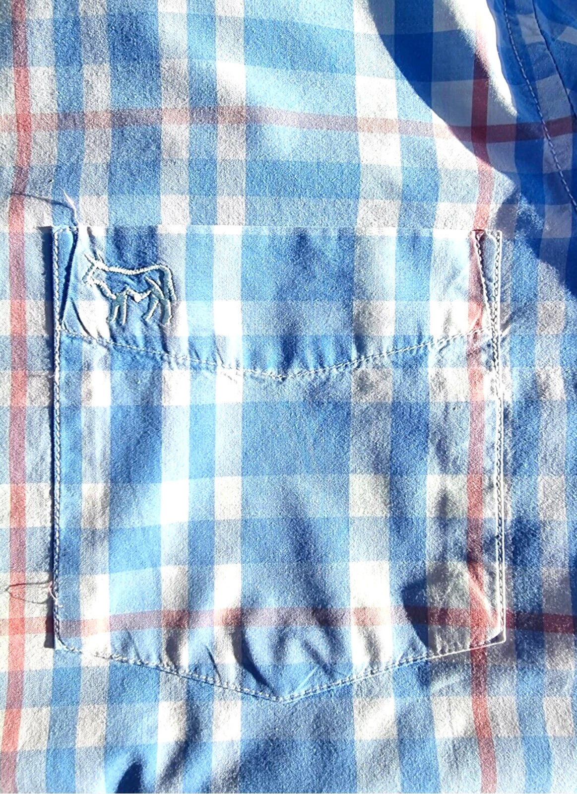 Kingsley Heath Muscle Shirt Men's UK Size M Check Soft Touch Luxury Long Sleeve