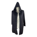 Cyrus London Oversized Long Jacket Black Hooded Women's UK Size 8-10