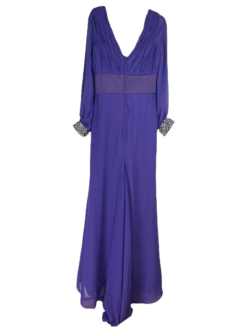 Light In The Box Occasion Dress Women's UK Size 12 Embellished Regency Purple